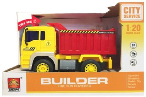 купить Машина Wenyi WY511A 1:20 Camion basculant cu fricțiune (lumini /sunete) в Кишинёве 