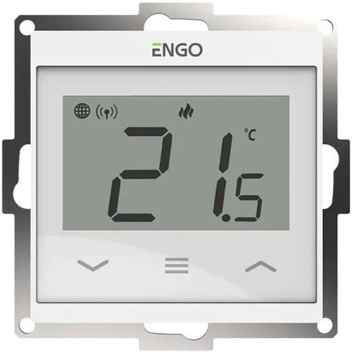 купить Термостат ENGO Controls E55-W, 55x55(încastrat în perete), programabil, prin Wi-Fi, white в Кишинёве 