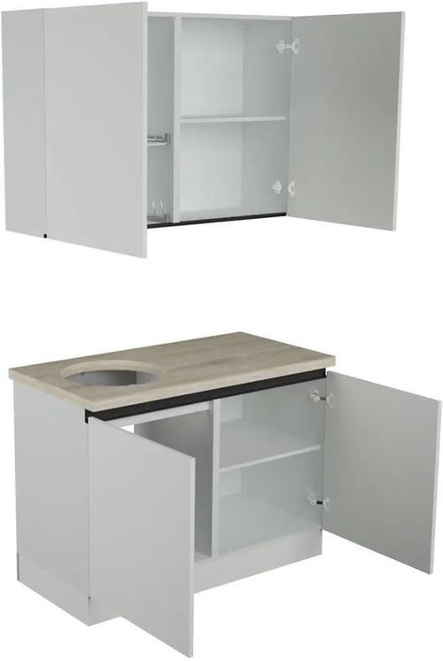 cumpără Mobilă pentru bucatarie ArtFlame GOLA White (1.2 m.l.) în Chișinău 