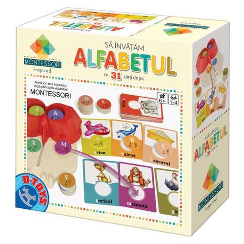 cumpără Joc educativ de masă miscellaneous 9516 Joc de societate Montessori Sa invatam alfabetul 48010 în Chișinău 