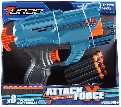 купить Игрушечное оружие Essa BT327 Blaster cu 8 gloanțe rotunde в Кишинёве 