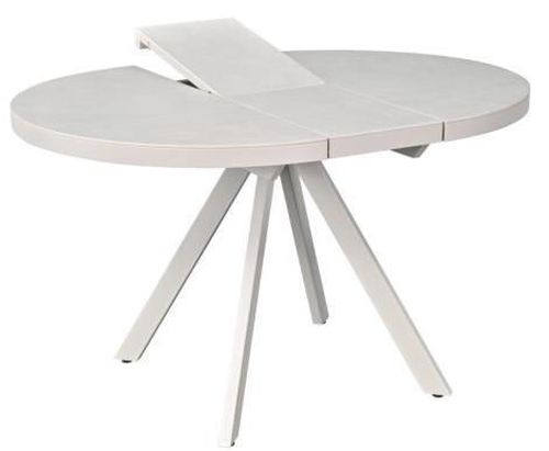 купить Стол Interdepo LIBRA Cream Travertine, Ножки Бежевые (раскладной) в Кишинёве 