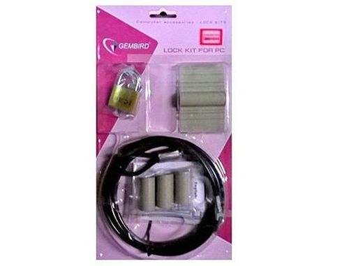 купить Gembird LK-001 Lock kit for PC (cablu antifurt cu lacat pentru computer/кабель с замком для компьютера) в Кишинёве 