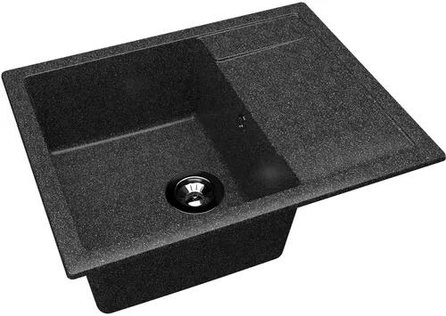 cumpără Chiuvetă bucătărie Dr.Gans Tehno 650х510х217 Negru în Chișinău 
