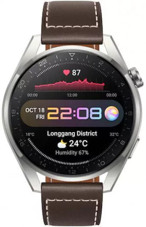 cumpără Ceas inteligent Huawei Watch 3 Pro 46mm Titanium, Gray Braun în Chișinău 