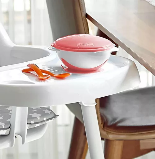 cumpără Seturi pentru hrănire bebelușilor BabyJem 565 Castron cu ventuza si capac Roz în Chișinău 