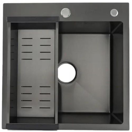 cumpără Chiuvetă bucătărie Gappo GS6050-6 NEAGRA în Chișinău 