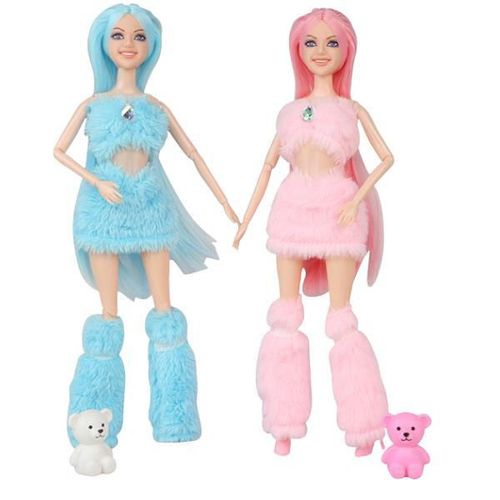 cumpără Păpușă Essa QJ139C Păpușa Emily cu ursuleț (în asort.) în Chișinău 