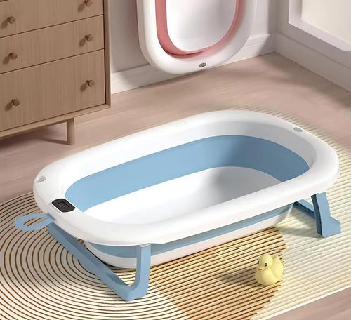 купить Ванночка 4Play Tiny Whale White/Blue, складная в Кишинёве 