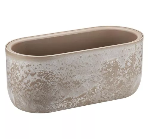 купить Цветочный горшок Idea М3274 Mikrit, 385x180mm, 6L, ovală в Кишинёве 