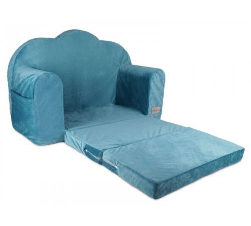 Sofa pentru copii Albero Mio Velvet Bllue 