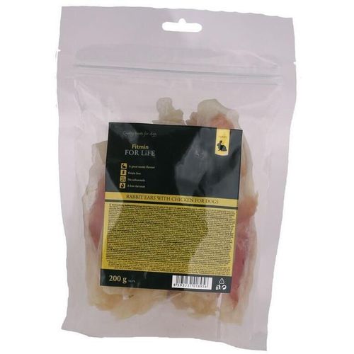cumpără Hrană pentru animale de companie Fitmin FFL dog treat rabbit ears with chicken 200g în Chișinău 