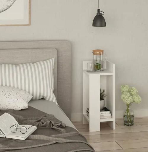 cumpără Noptieră Trendy Elos Dreapta, Alb, 25x60x27cm (GTR001490) în Chișinău 