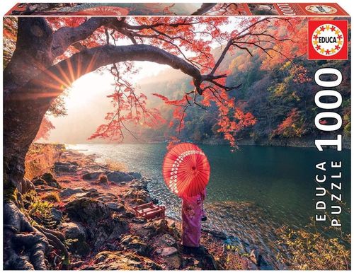купить Игрушка Educa 18455 1000 Sunrise in Katsura river, Japan в Кишинёве 