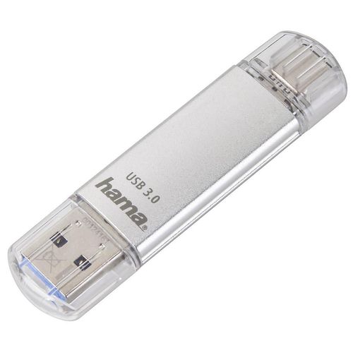 купить Флеш память USB Hama 124163 C-Laeta silver в Кишинёве 