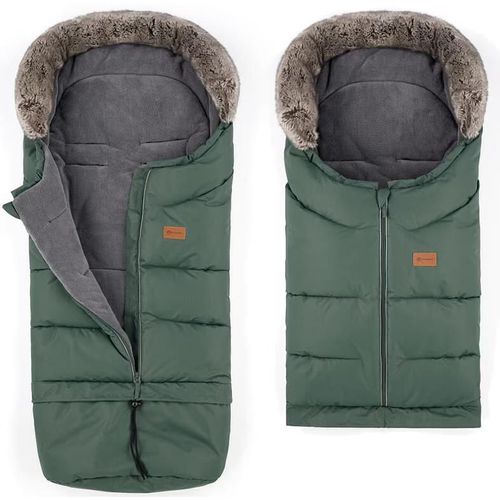 cumpără Accesorii pentru cărucior Petite&Mars 526805 Husa de iarna pentru carucior 4 in 1 Arctic Veritable Khaki în Chișinău 