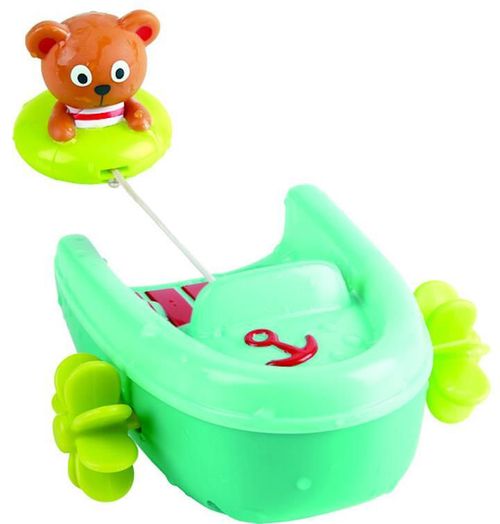 купить Аксессуар для купания Hape E0217 Jucarie de baie Barca cu ursulet в Кишинёве 