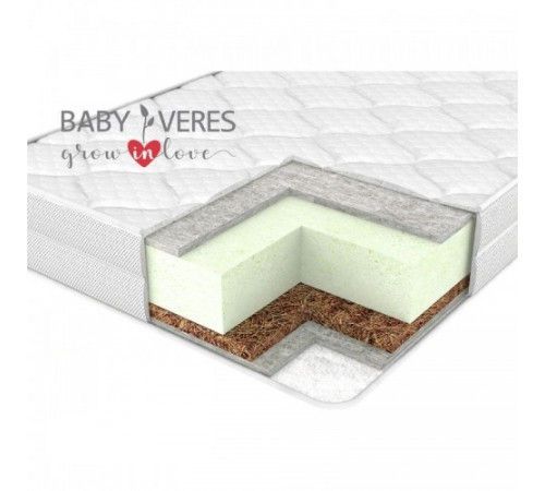 Saltea pentru copii Veres Hemp bio+ (120 x 60 x 12 cm) 