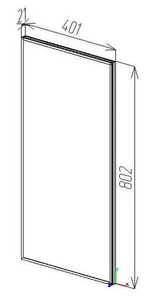купить Зеркало для ванной Bayro Modern 400x800 З в Кишинёве 