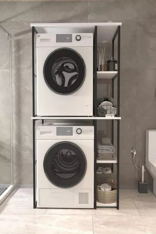 купить Полка для ванной Bofigo 12-38-01 White (полка для стиральной машины) в Кишинёве 