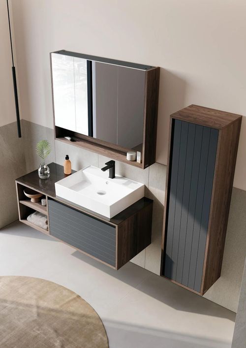 купить Шкаф под умывальник Orka Prato 120 Navaro/Anthracite в Кишинёве 