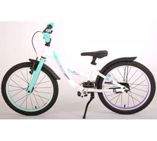 Volare 21876 Bicicletela 18 "Glamour Prime Collection" alb/mentă 