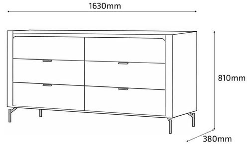 купить Комод Fabrik Home Velori глина в Кишинёве 