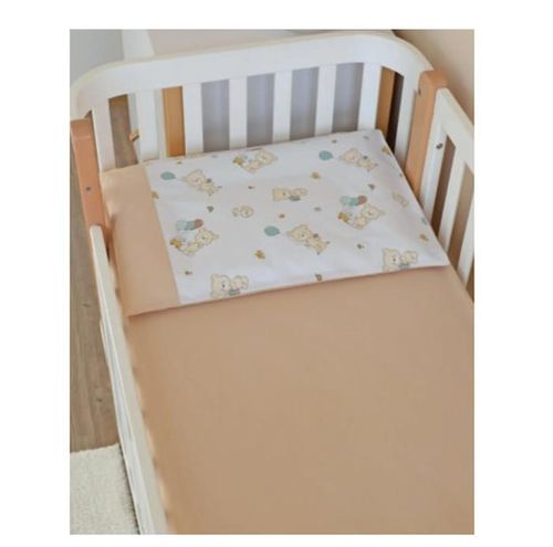 cumpără Lenjerie de pat pentru copii Veres 153.1.56 Сменная постель Мишка бежевый (90x110/40x60) (3ед.) în Chișinău 
