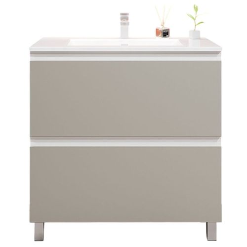 cumpără Dulap pentru lavoar Bayro Wings под столешницу/умывальник Allegro 1000 light grey, напольный în Chișinău 