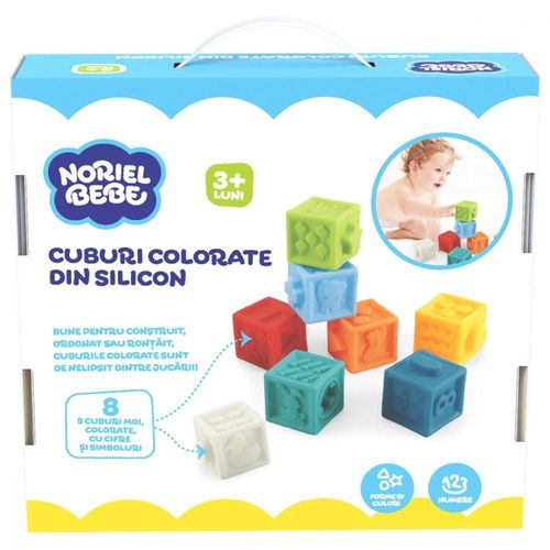 купить Игрушка Noriel INT6191 Bebe Cuburi Colorate din Silicon в Кишинёве 