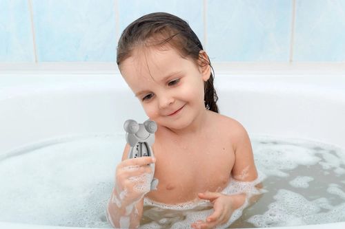 купить Аксессуар для ванной BabyJem 381 Termometru de baie si camera Broscuta Gri в Кишинёве 