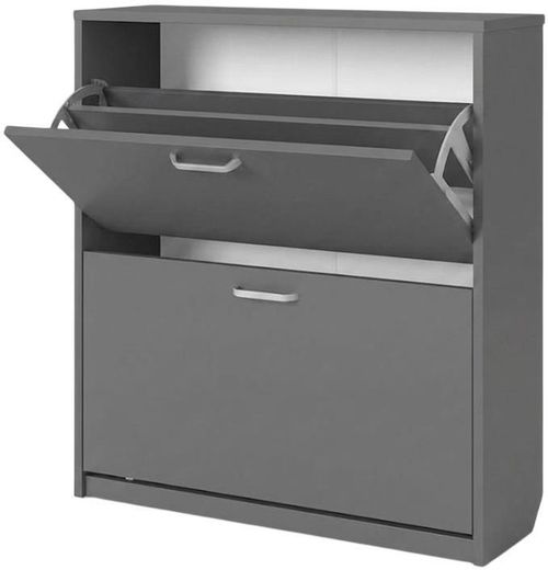 cumpără Raft pentru încălțăminte Fabrik Home Тумба для обуви 2 дверцы / 800 антрацит în Chișinău 