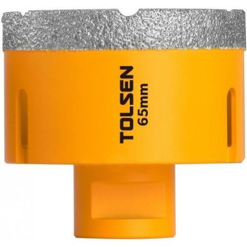 купить Набор головок, бит, насадок Tolsen Carota diamantata pentru ceramica 65mm M14 Industrial (76025) в Кишинёве 