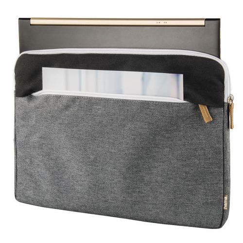 cumpără Geantă laptop Hama 217113 Florence Laptop Sleeve (13.3), black/grey în Chișinău 