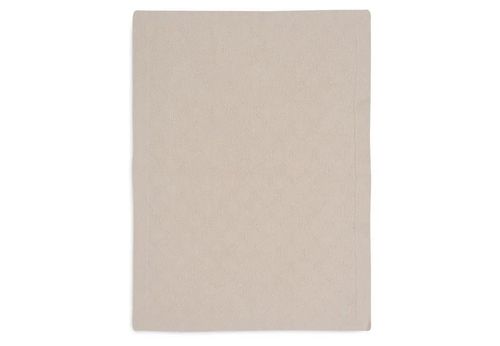 cumpără Lenjerie de pat pentru copii Jollein 516-511-68038 Paturica Check Knit Oatmeal, 75x100cm în Chișinău 