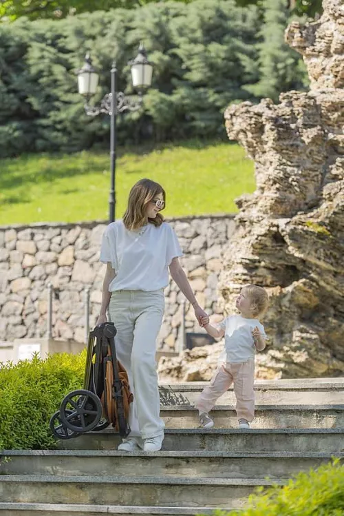 купить Детская коляска Adamex BRAVO PLUS 2024 Tango Orange в Кишинёве 