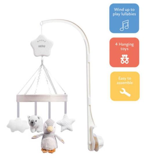 cumpără Carusel pentru pătuț Nuby ID99613 Карусель плюш Little Penguin în Chișinău 