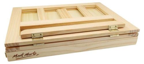 купить Набор для творчества Mont Marte MEA0023 Sevalet de masa pliabil cu sertar, pin, 26x33.7x6.4cm, (40cm) в Кишинёве 