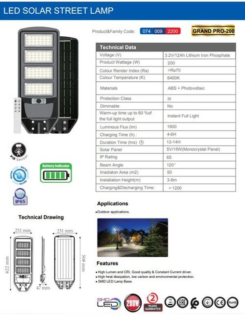 cumpără Aplică exterior Horoz GRAND PRO-200W (0STT-074-009-2200-020) în Chișinău 