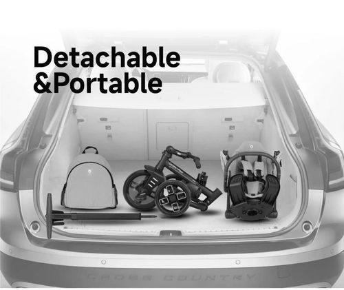 cumpără Bicicletă-cărucior Qplay Comfo Max Olive Green în Chișinău 