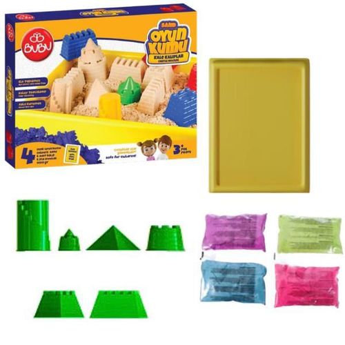 cumpără Set de creație BuBu KU0051 Set cu nisip kinetic cu forme și tavă Castel în Chișinău 