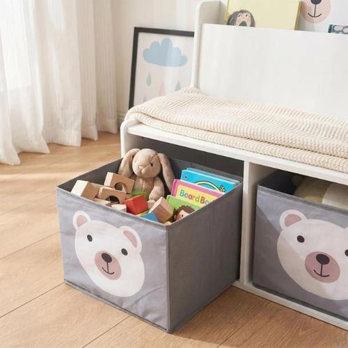 купить Набор детской мебели U-Grow UG-74BEAR BEAR (banca cu spațiu de depozitare pentru jucării și cărți) в Кишинёве 