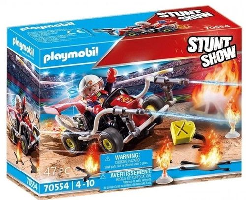 cumpără Mașină Playmobil PM70554 Stunt Show Fire Quad în Chișinău 
