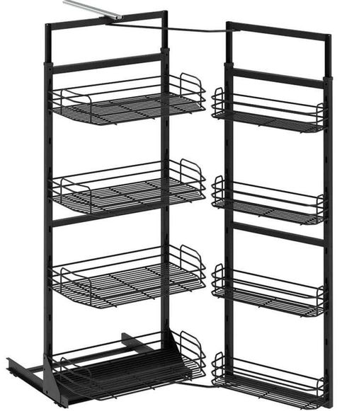 купить Фурнитура для мебели Starax Cargo Twin Larder 600мм антр 1550-1700 S-1226-A в Кишинёве 