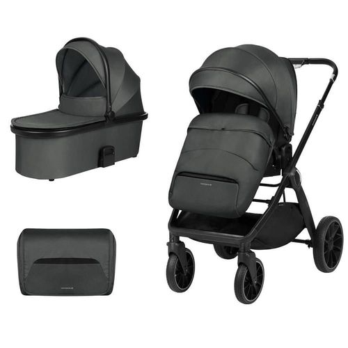 купить Детская коляска Kikka Boo Tiffany Dark Grey 2024 2in1 (3800171210768) в Кишинёве 