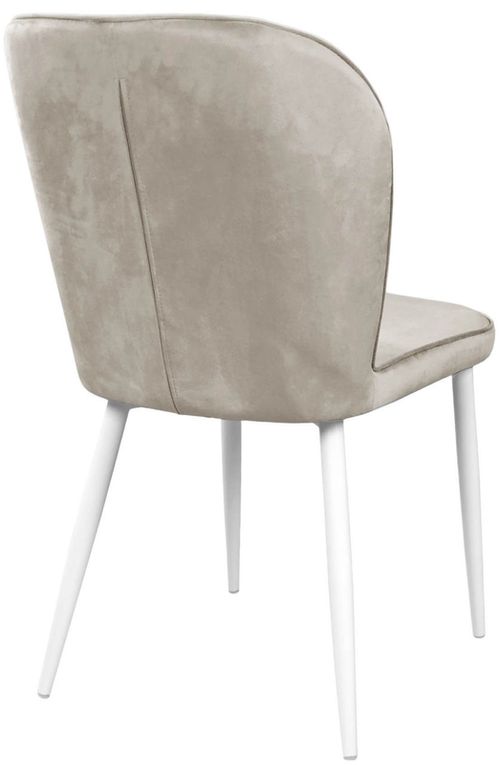 купить Стул Deco Tusk Catifea Camel HLR7+White Legs в Кишинёве 
