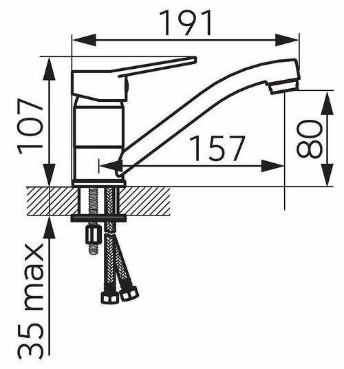 cumpără Baterie lavoar Ferro ISSO BIS2A în Chișinău 