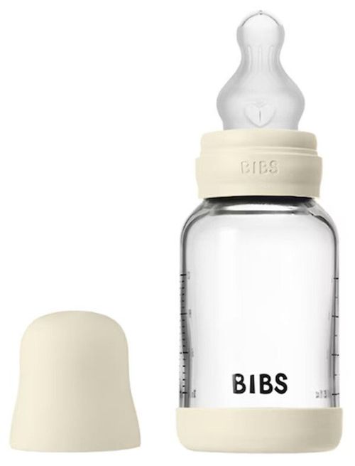 купить Поильник BIBS 50191216 Biberon din sticla anticolici Ivory cu tetina din silicon 0+ luni, 120ml в Кишинёве 