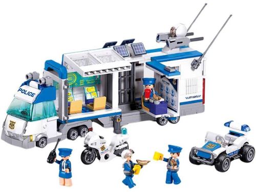 купить Конструктор Sluban B1219 Sectorul de poliție mobil, 510 elem. в Кишинёве 