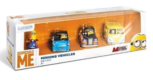 купить Машина miscellaneous MO53203 Set de joc din 4 mașinuțe Minionii в Кишинёве 